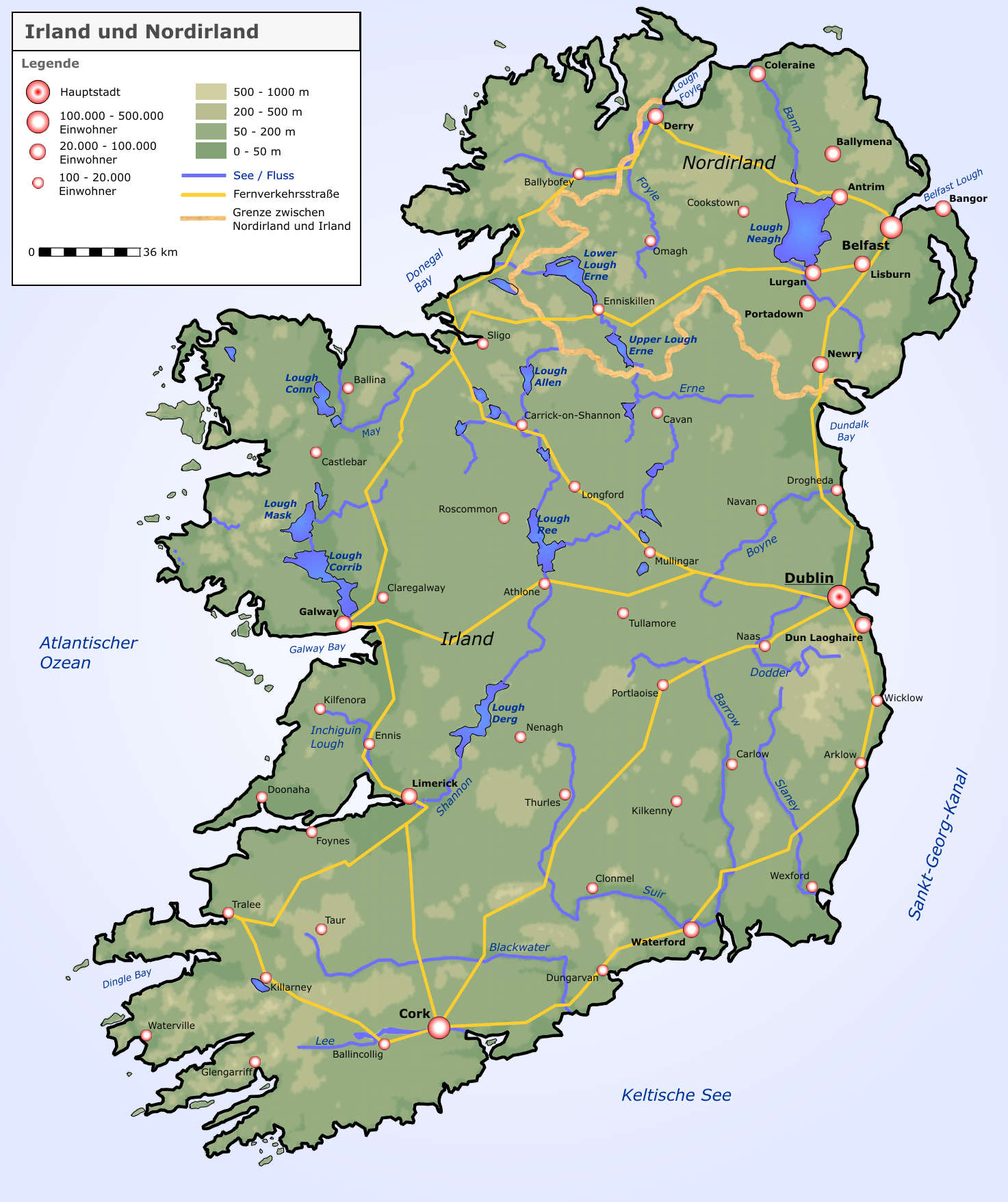 landkarte südirland Irland – Wikipedia