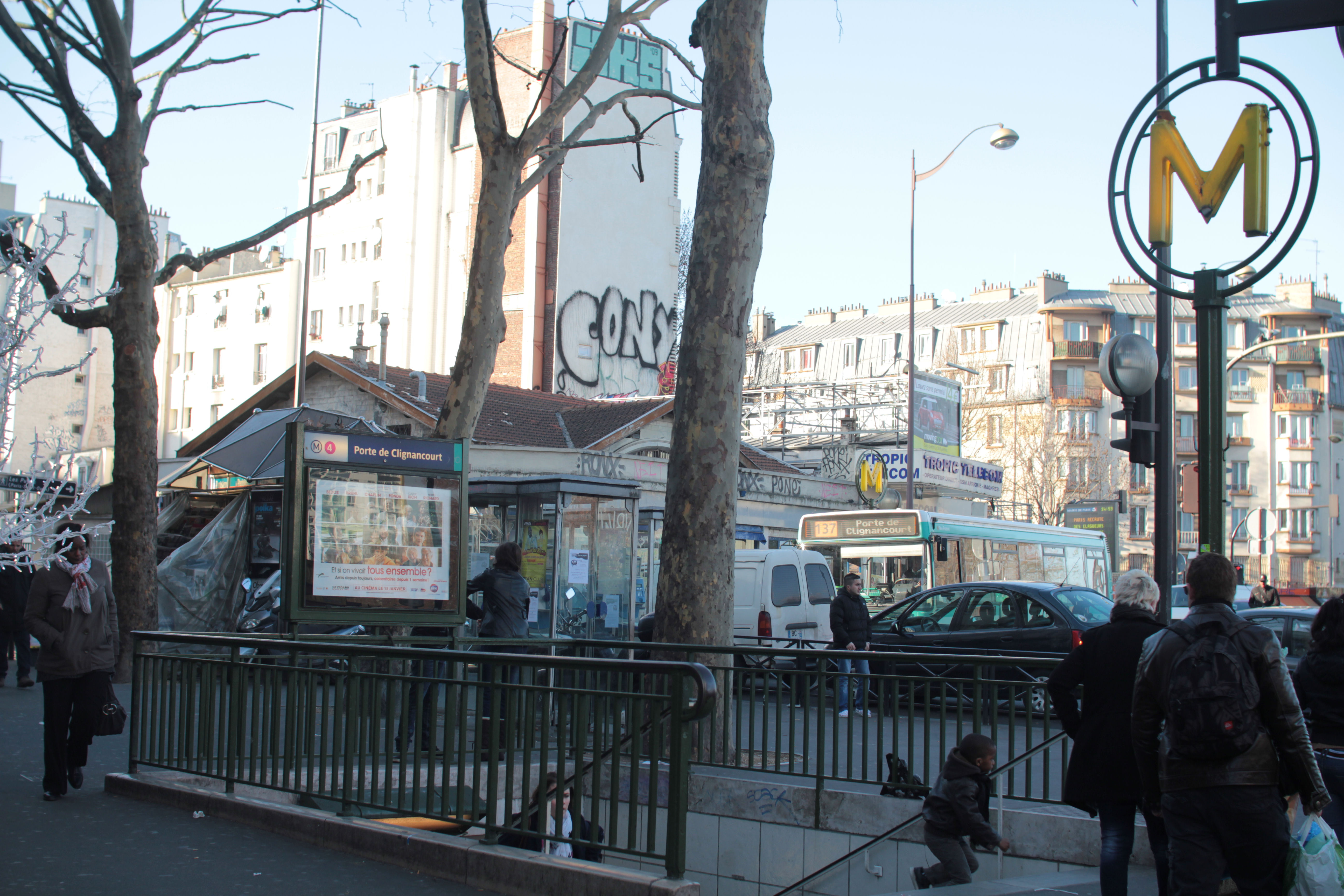 Porte de Clignancourt (metrostation) - Wikipedia