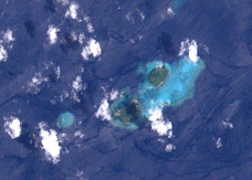 NASA satellite image of the Pam Islands