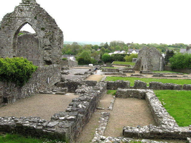 Ruins of St. Dogmaels Abbey, Pembrokeshire - geograph.org.uk - 1878680