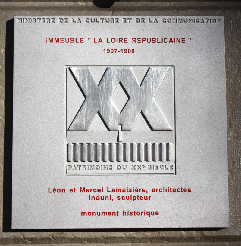 Datei Saint Etienne La Loire Republicaine 2011 01 15 Plaque