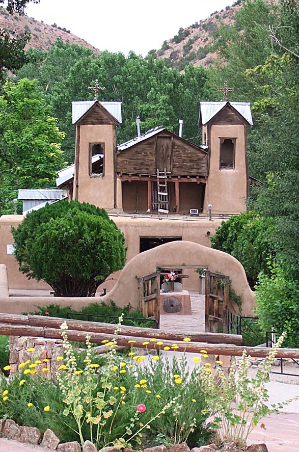 DAS HEILIGTUM VON CHIMAYO, NEW MEXICO, VEREINIGTE STAATEN