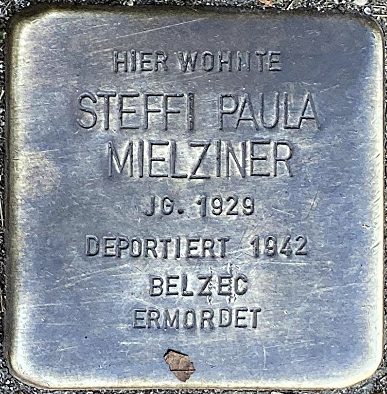 Stolperstein Mielziner, Steffi Paula.jpg