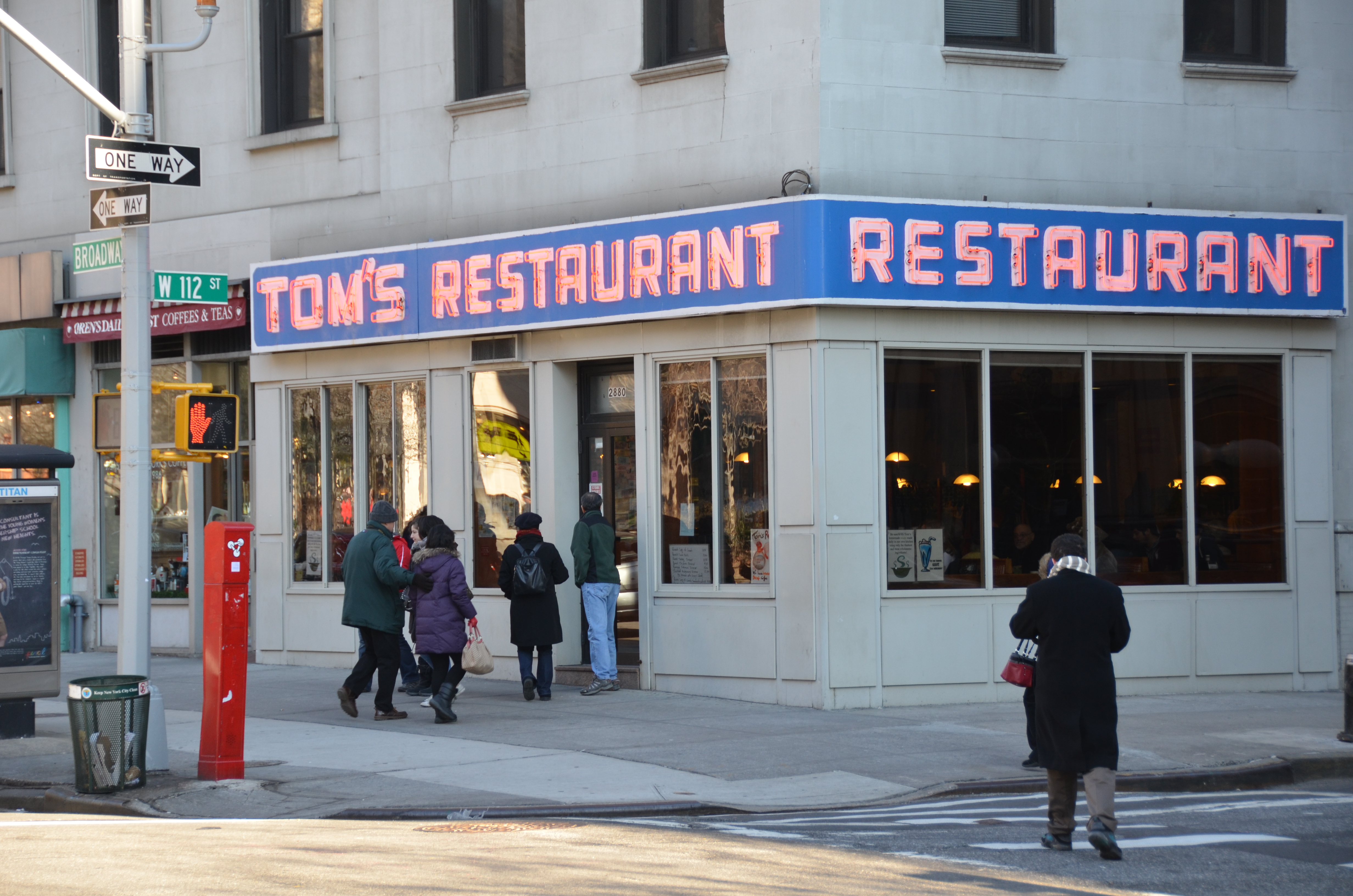 The real Tom's Diner (later known from Seinfeld) [Wikipedia] - Curious Minds