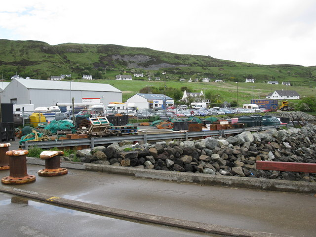 File:Uig Ferry Terminal and Fishing Net Storage - geograph.org.uk - 1336127.jpg