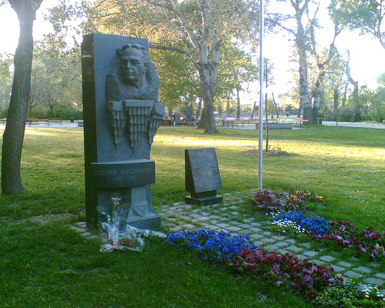 File:Uzeir Hajibeyov's monument at Vienna, 2006.jpg