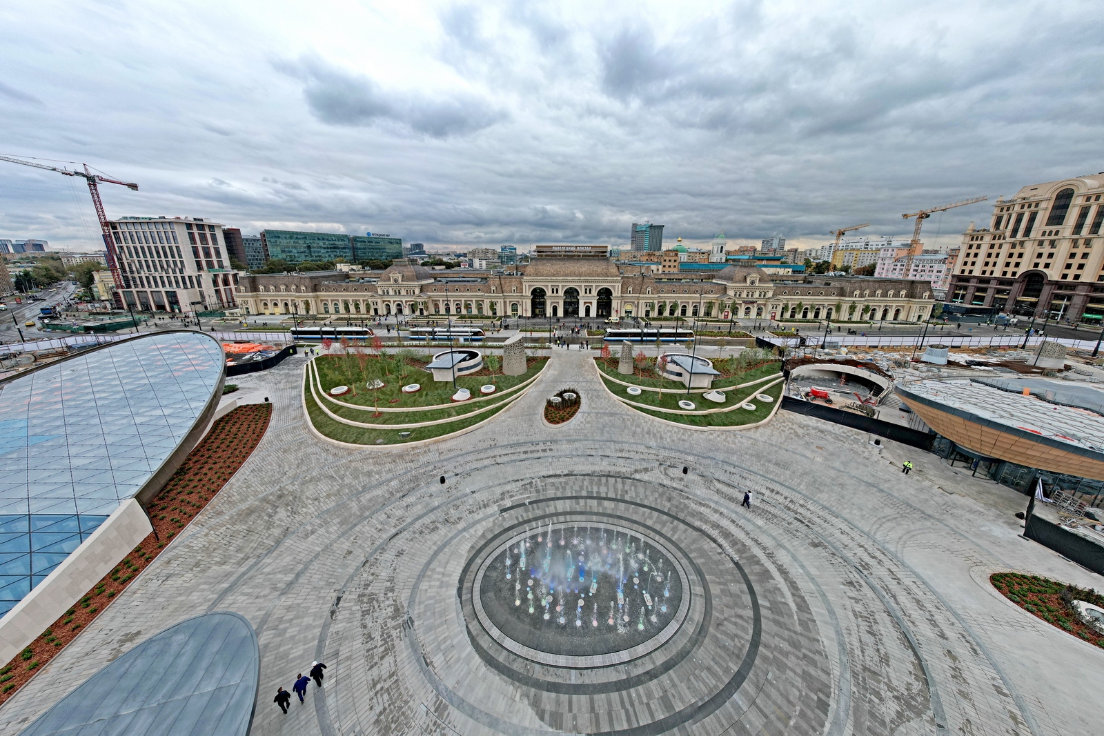 Парк на павелецкой площади фото