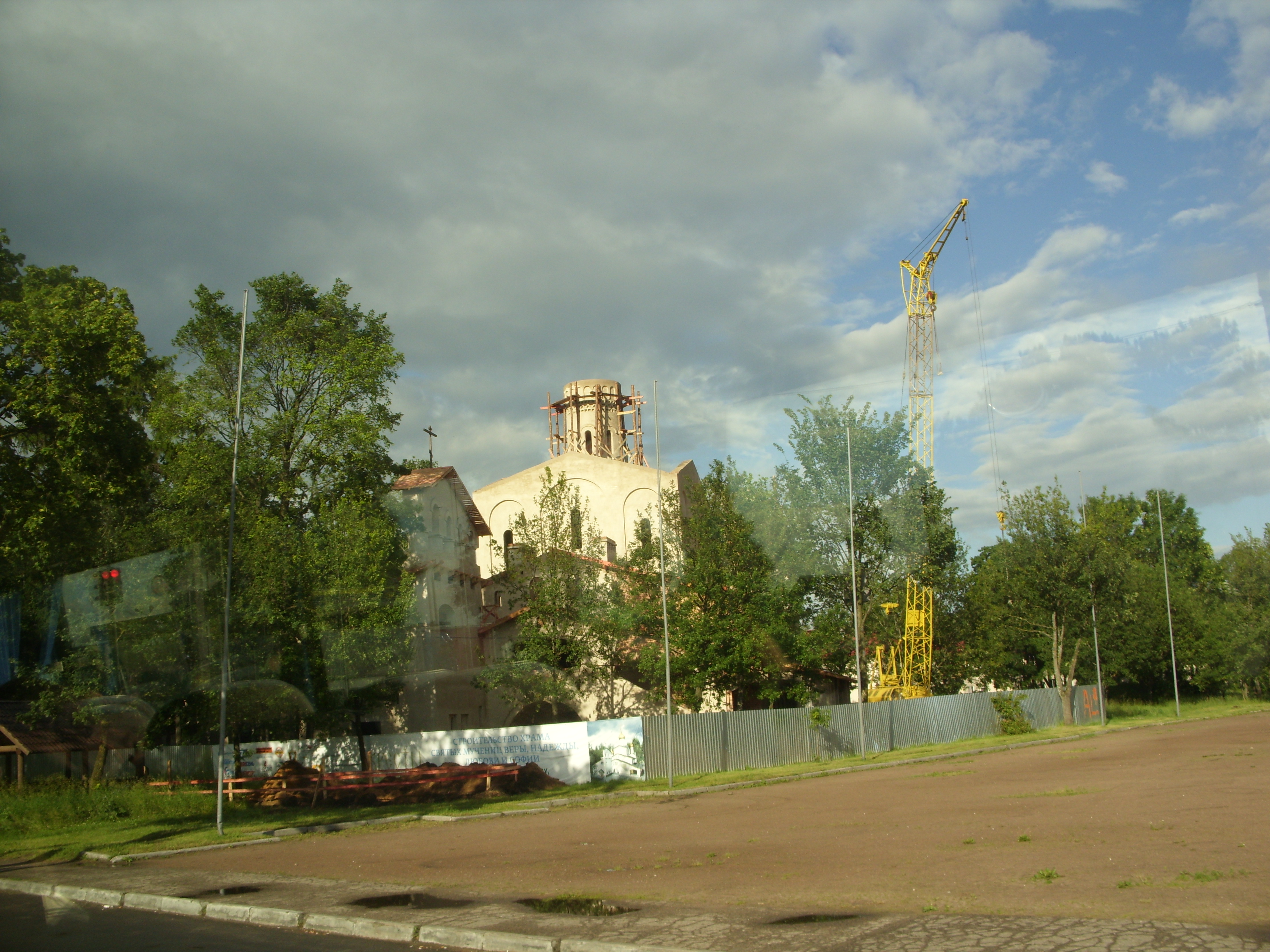 Храм в крестах Псков