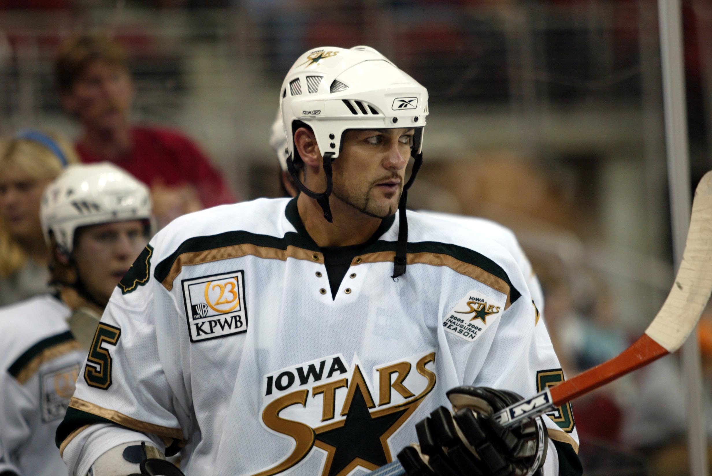 Burnett with the [[Iowa Stars]] in 2005