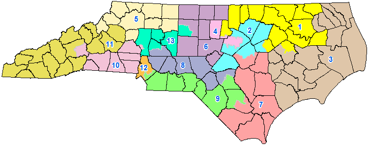 North Carolina congressional districts