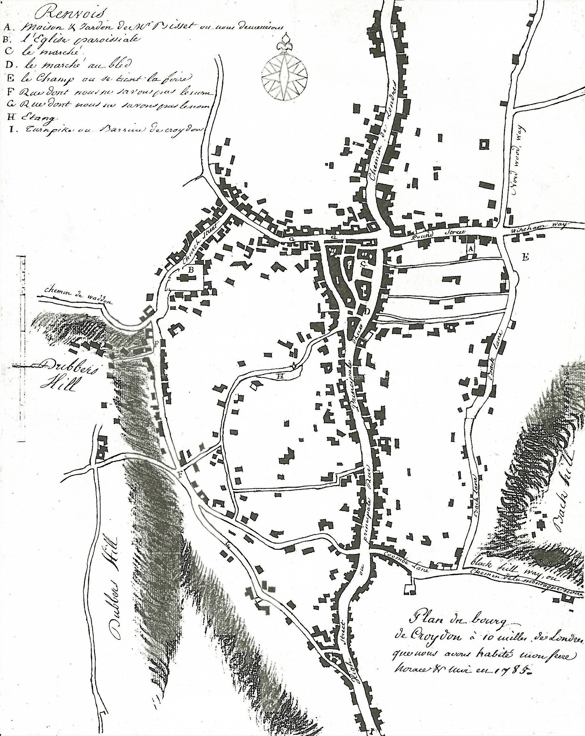 Mapa de [[Croydon