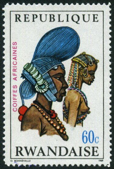 File:Stamp of Rwanda - 1969 - Colnect 308300 - Ancient Guinean and Middle Congo festival headdresses.jpeg