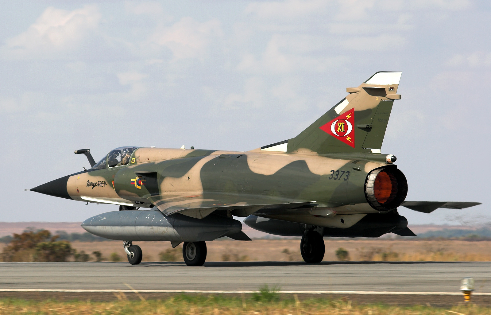 سقوط جسم غريب من السماء على أرض زراعية بالغربية Venezuelan_Air_Force_Dassault_Mirage_50EV_Schleiffert-1