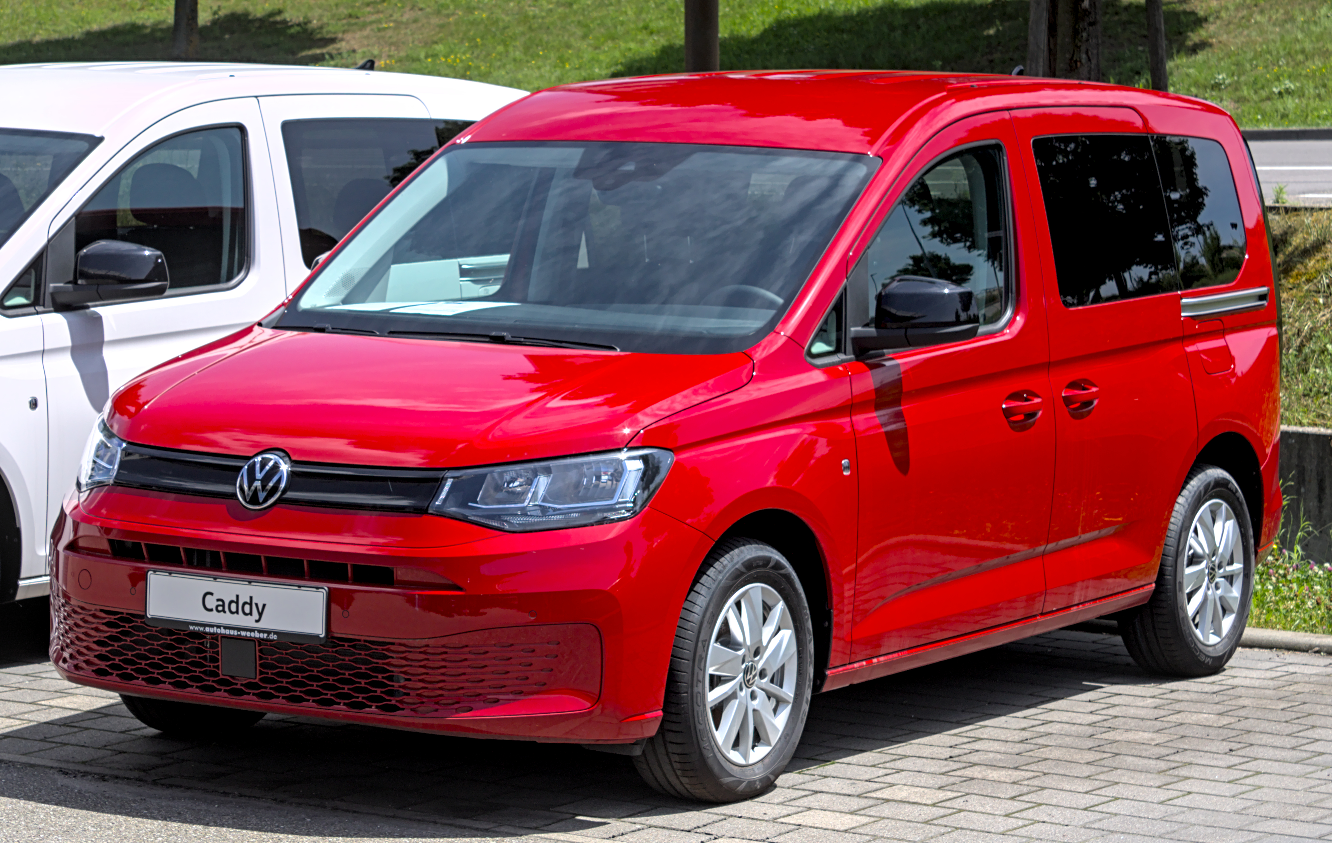 Volkswagen Caddy на пейзаже