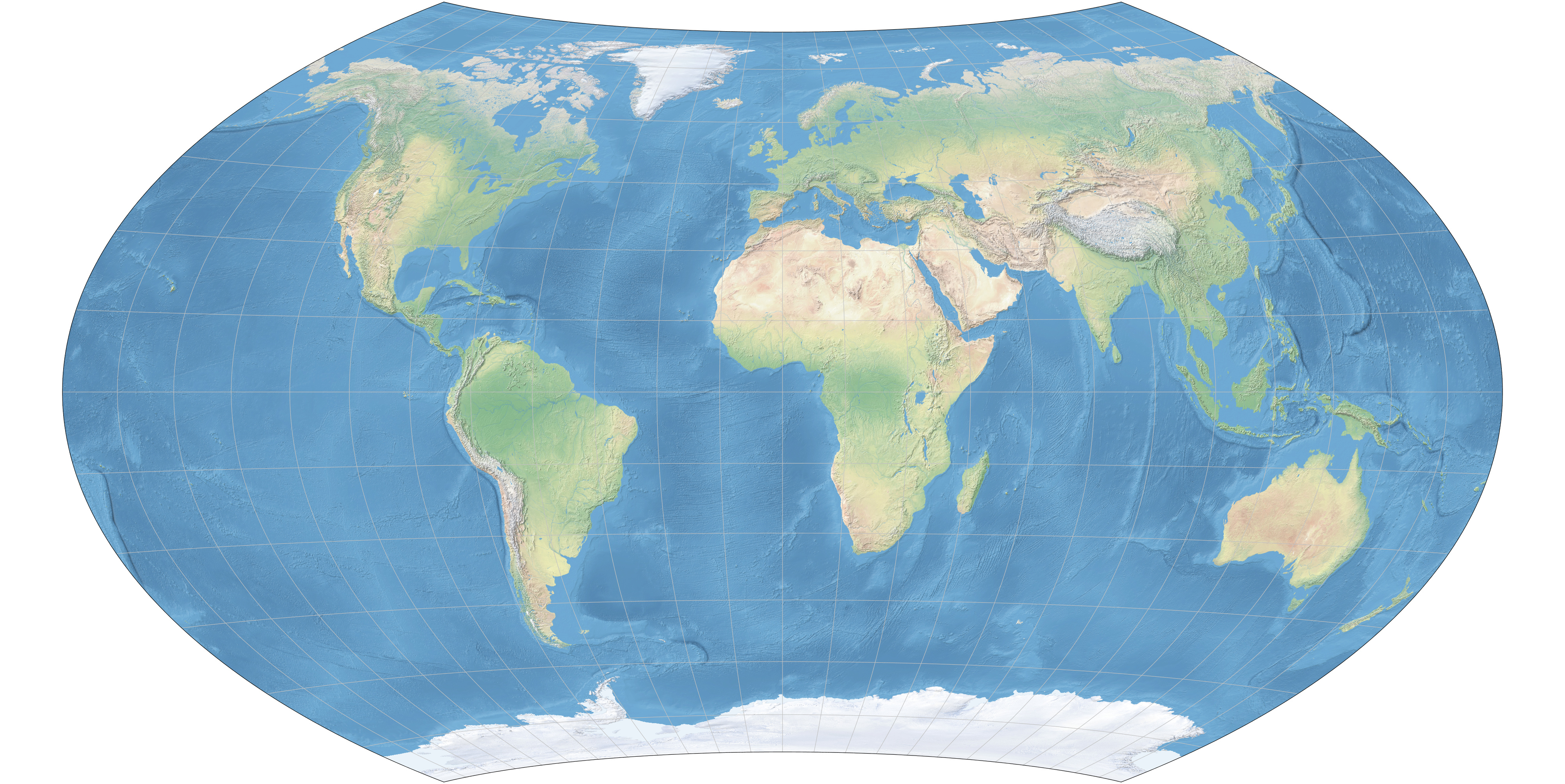 Wagner-VIII World Map Projection