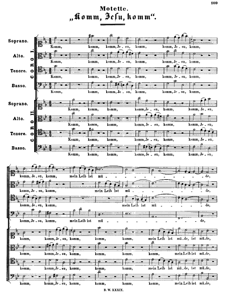 Komm, Jesu, komm, BWV 229 - Wikipedia