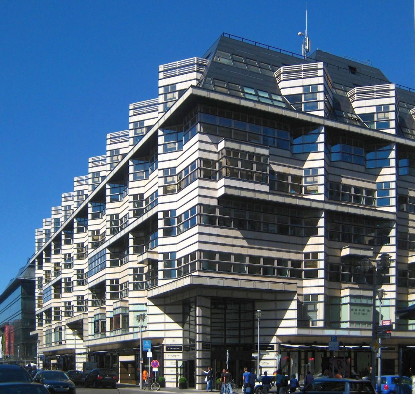 The Quartier 206 at Friedrichstraße No. 71-74 in Berlin-Mitte. The building was constructed from 199...
