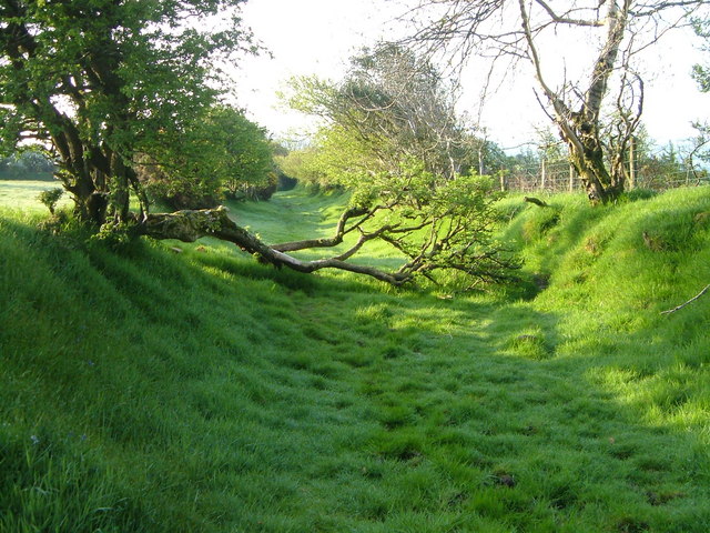 File:Blocked track on Aish Ridge - geograph.org.uk - 169813.jpg