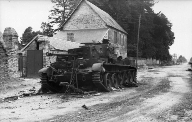 A new account of the Battle of Villers Bocage Bundesarchiv_Bild_101I-494-3376-18A,_Villers-Bocage,_zerst%C3%B6rter_Cromwell-Panzer