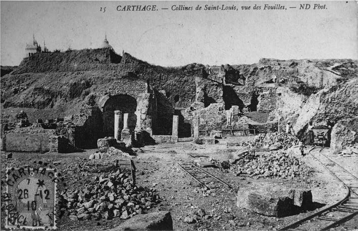 File:Carthage - Colines de Saint-Louis, vue des Fouilles - ND Photographie.png