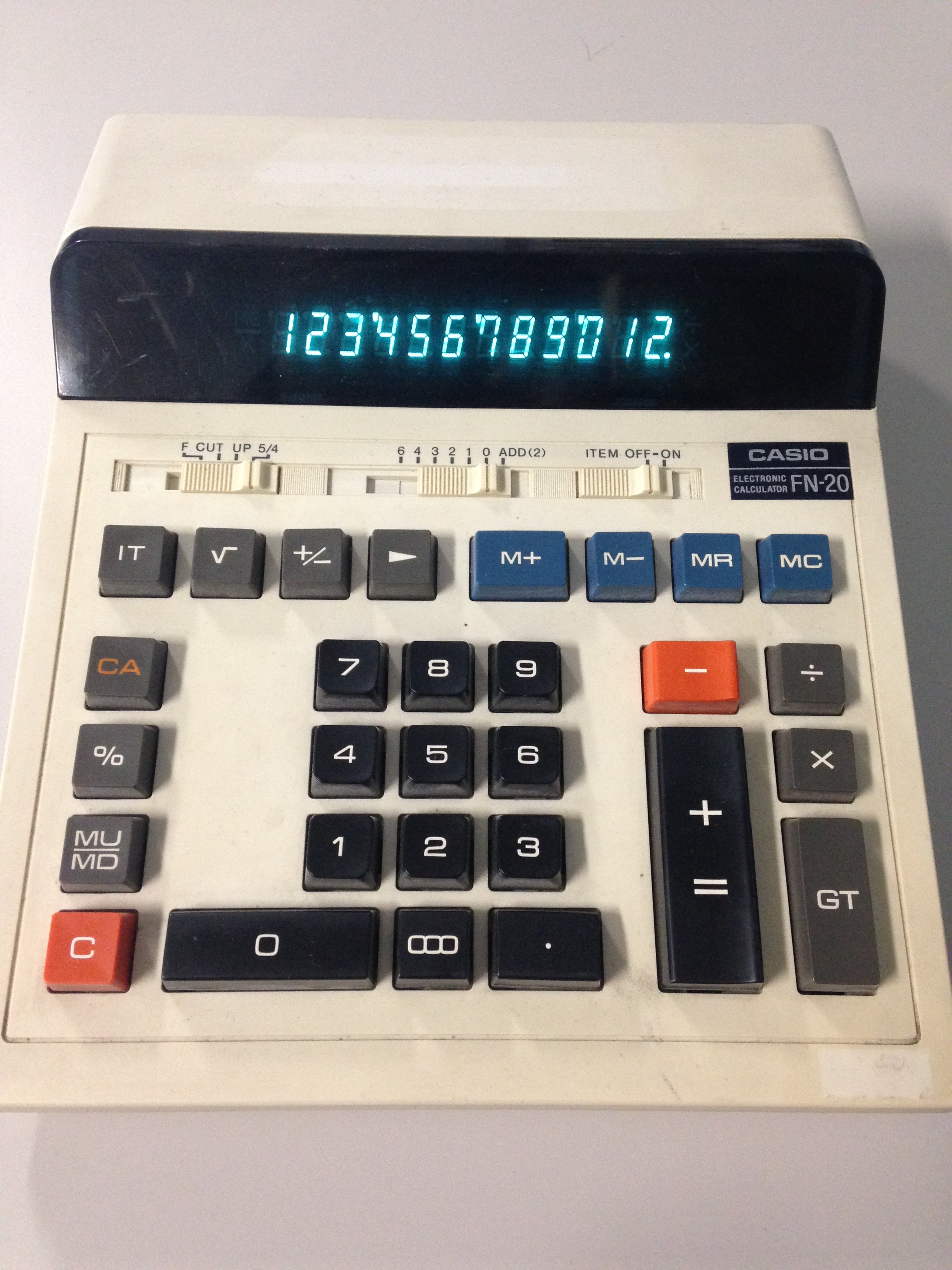 Casio College FX-80 pocket scientific electronic calculator, circa News  Photo - Getty Images