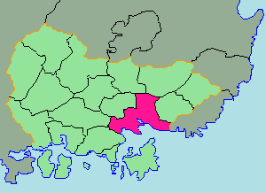 昌原市の地図