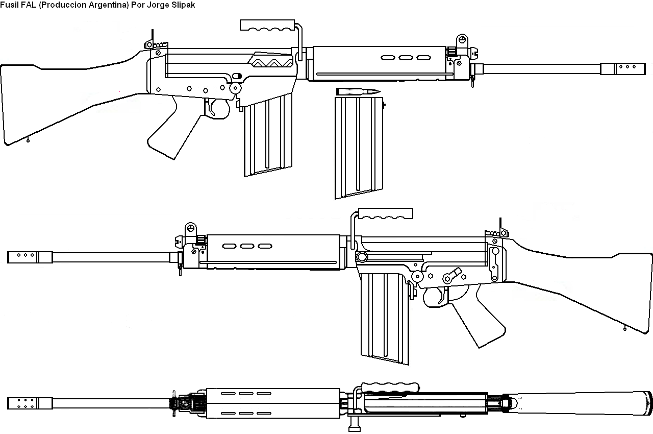 Взять чертежи. Винтовка м-16 чертежи. L1a1 винтовка. FN fal чертеж. FN fal винтовка схема.