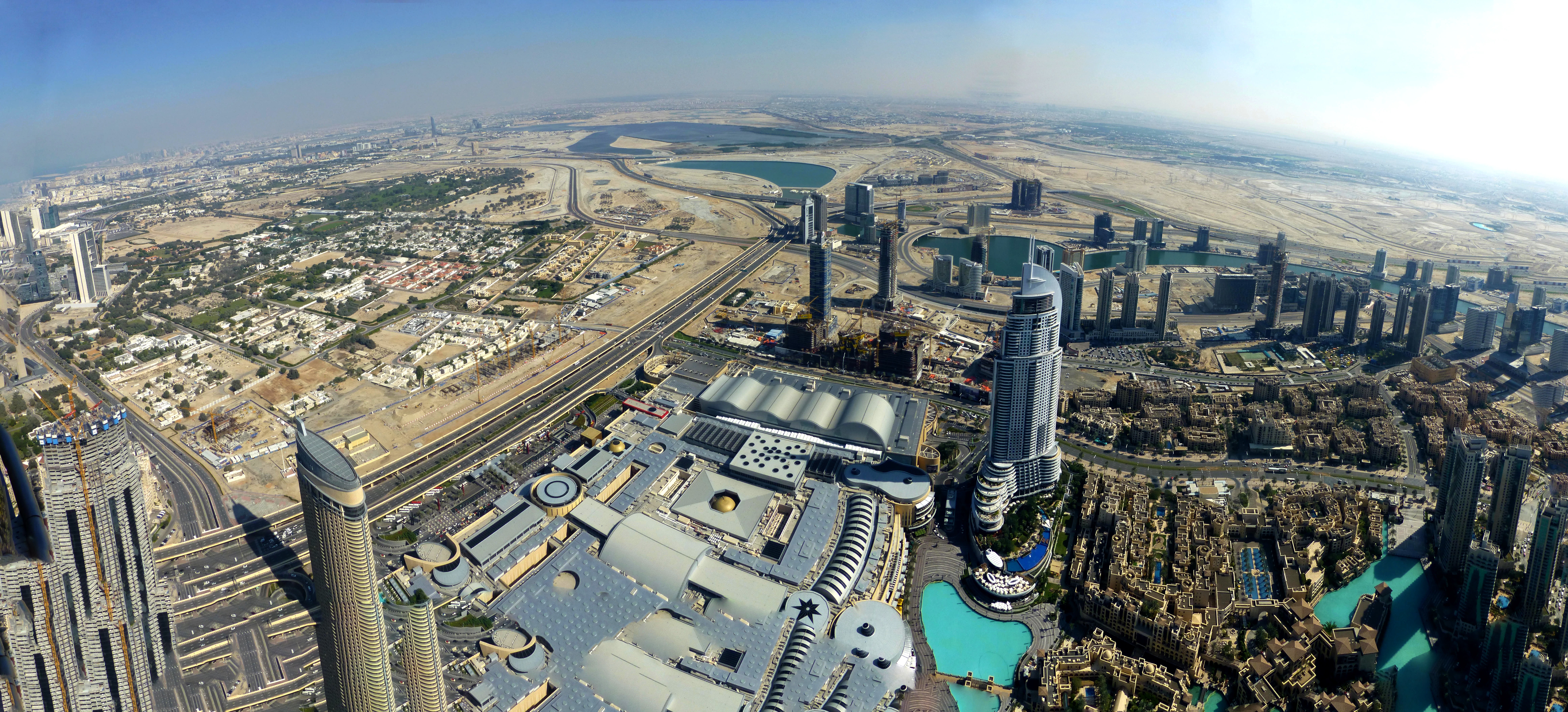File Dubai View From The Burj Khalifa Downtown Dubai The