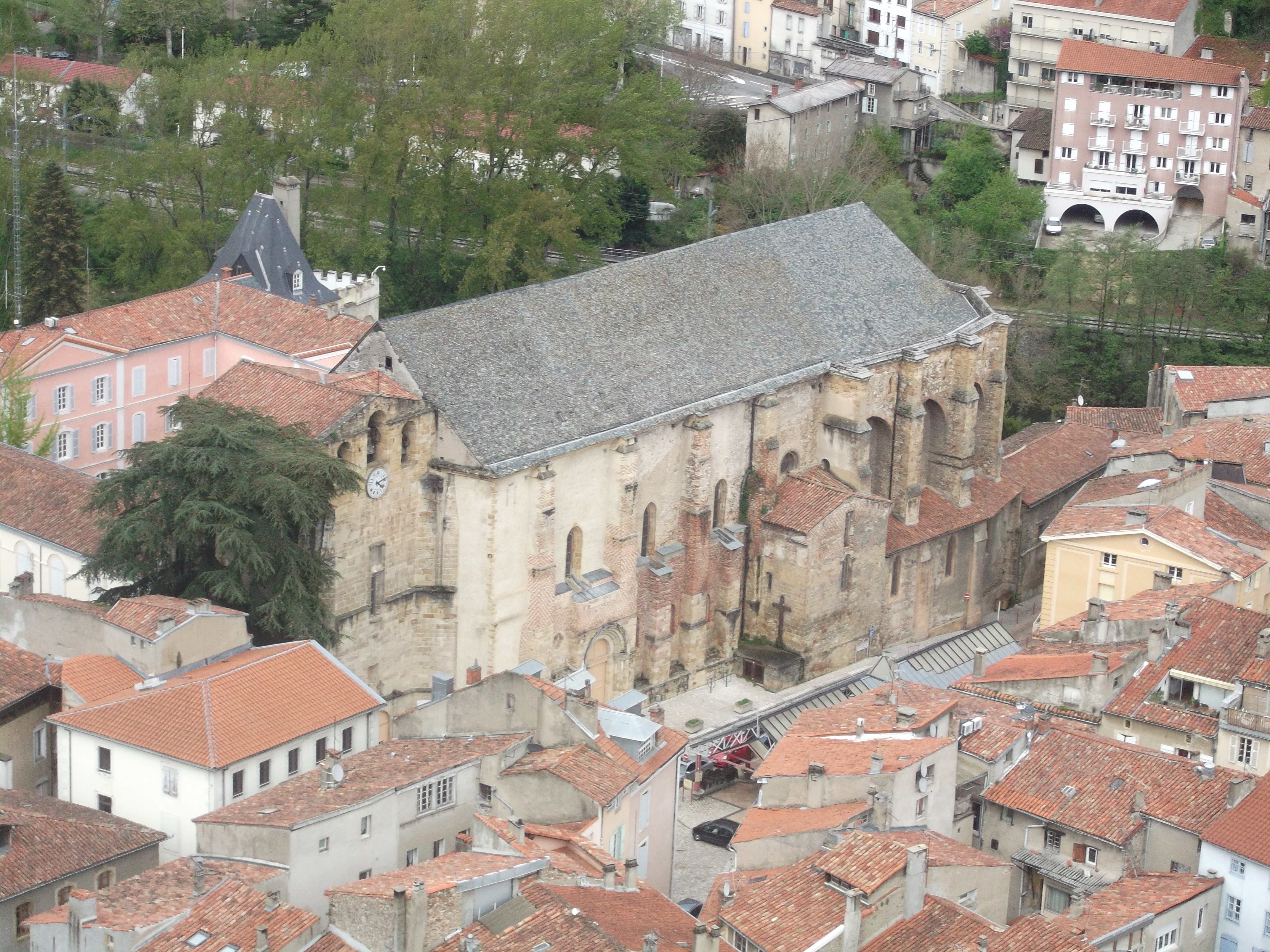 L'Abbatiale Saint-Volusien  France Occitanie Ariège Foix 09000