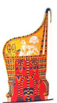 File:Egyptian Armchair With a cushion hanging over its back.png