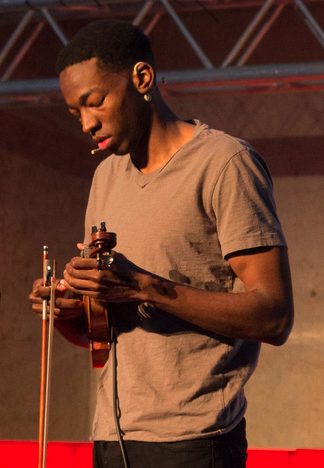 Eric Stanley performing at TEDx Richmond, 2013.
