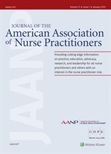 <i>Journal of the American Association of Nurse Practitioners</i> journal