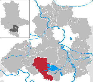 Mücheln Town in Saxony-Anhalt, Germany