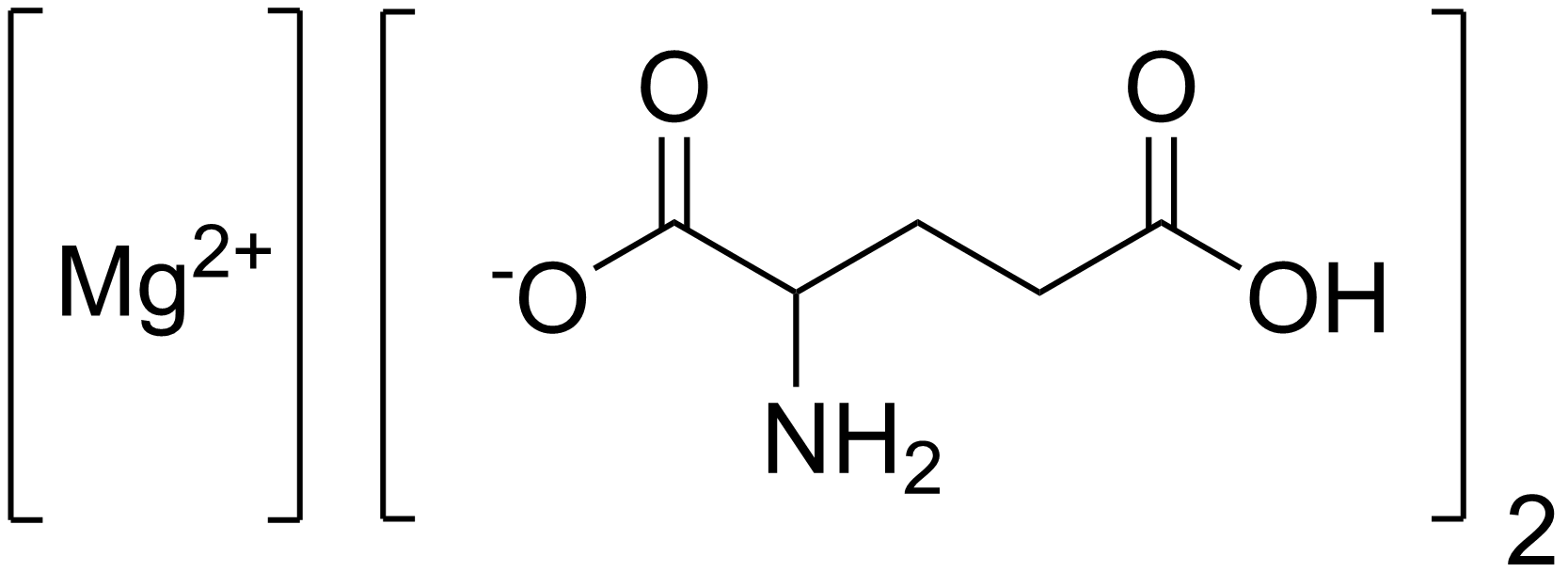 Glutamate, C5H8NO4