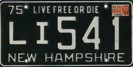 File:New Hampshire 1979 license plate sticker on 1975 license plate - Number LI541.jpg