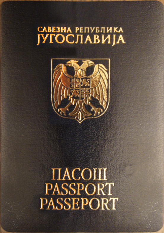 FR Yugoslavia passport[4][5]
