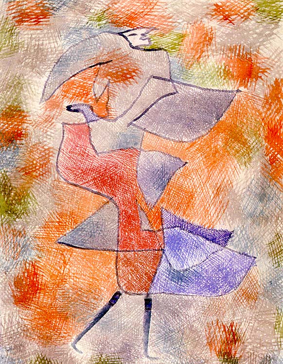 Paul Klee, Diana in the Autumn Wind, 1934, private collection.