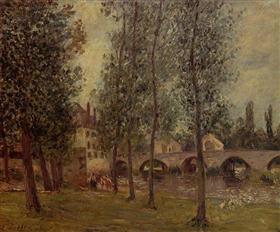 File:Pissarro - the-moret-bridge-1888.jpg