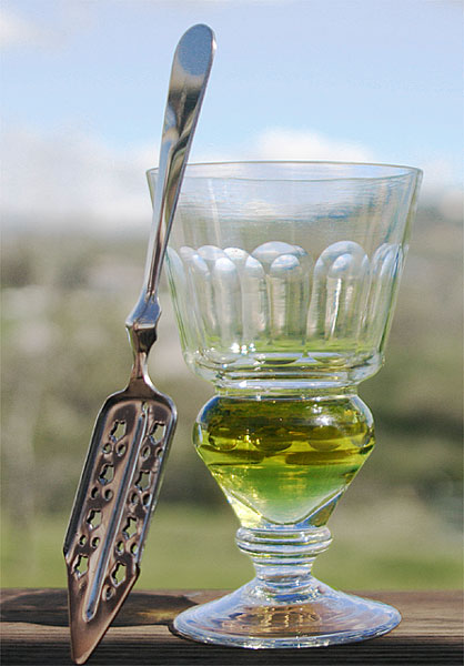 Lucid  Absinthe Glass with Lucid  Spoon 