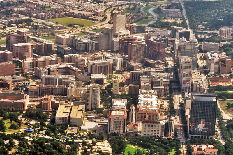 File:Aerial view of Texas Medical Center.jpg