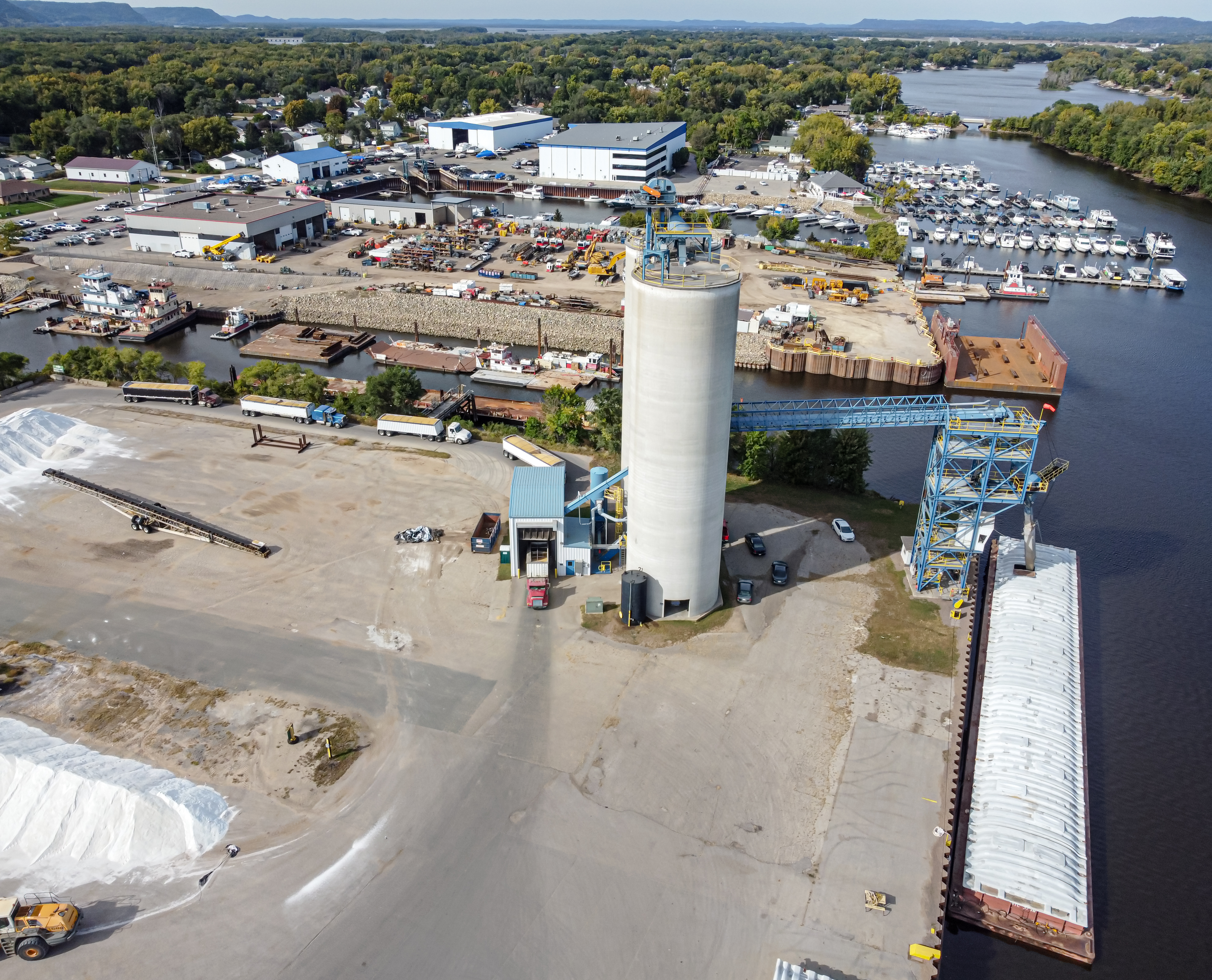 concrete grain elevator layout