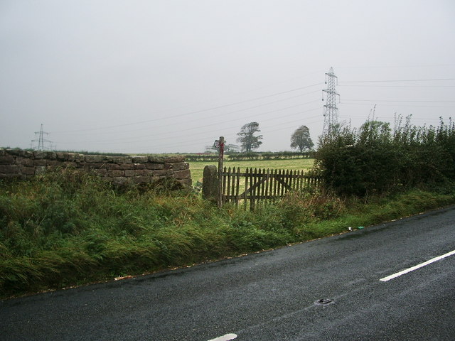 File:Footpath to Grange Farm from the A588 - geograph.org.uk - 574217.jpg