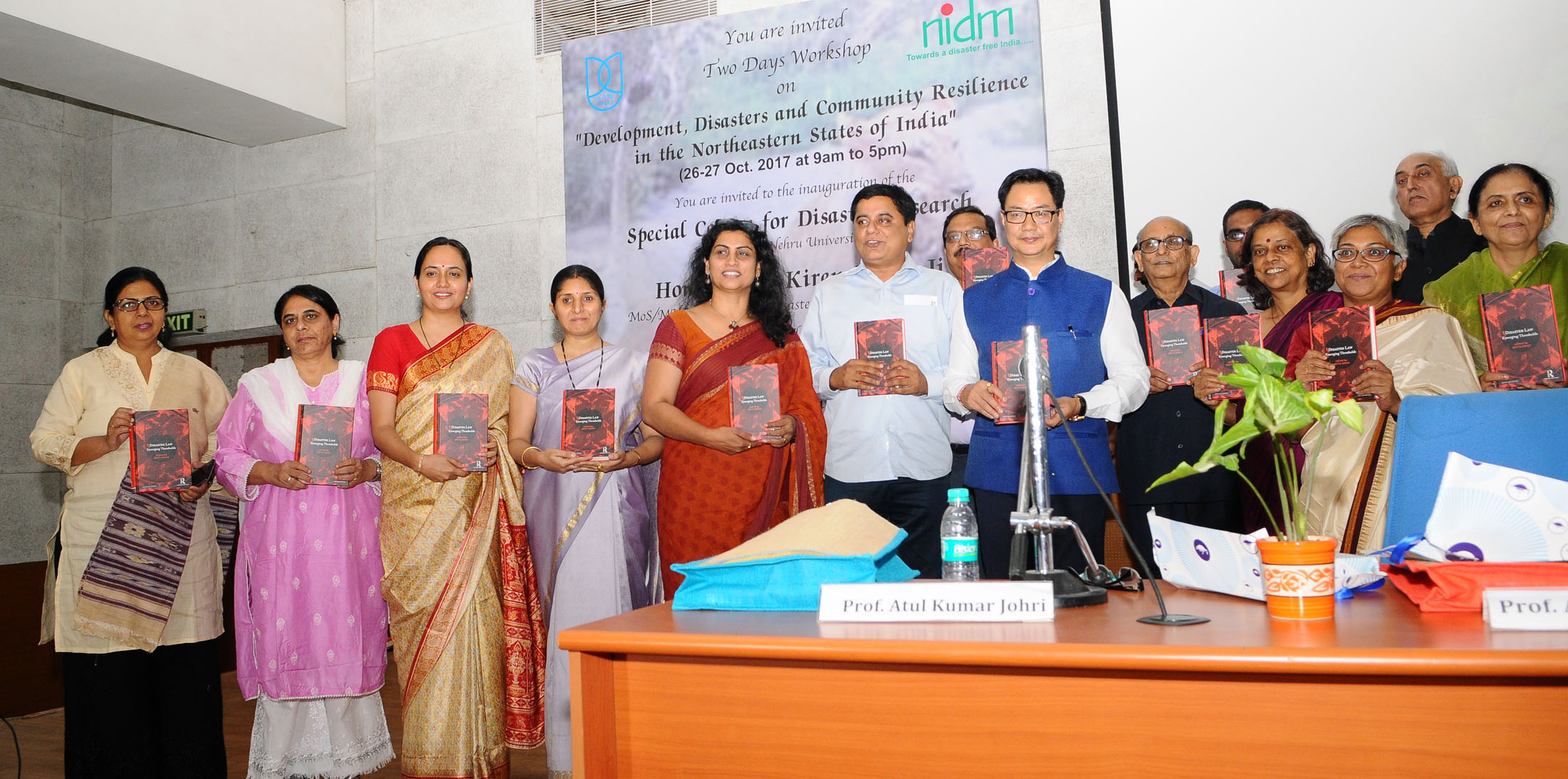 Filekiren Rijiju Releasing The Book Disaster Law Emerging