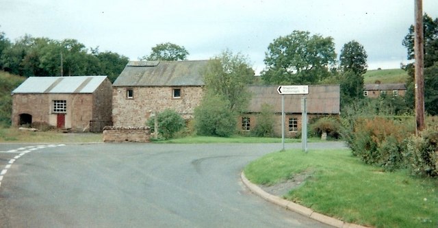 File:Lyneholmford Mill and Stapleton signpost - geograph.org.uk - 763813.jpg