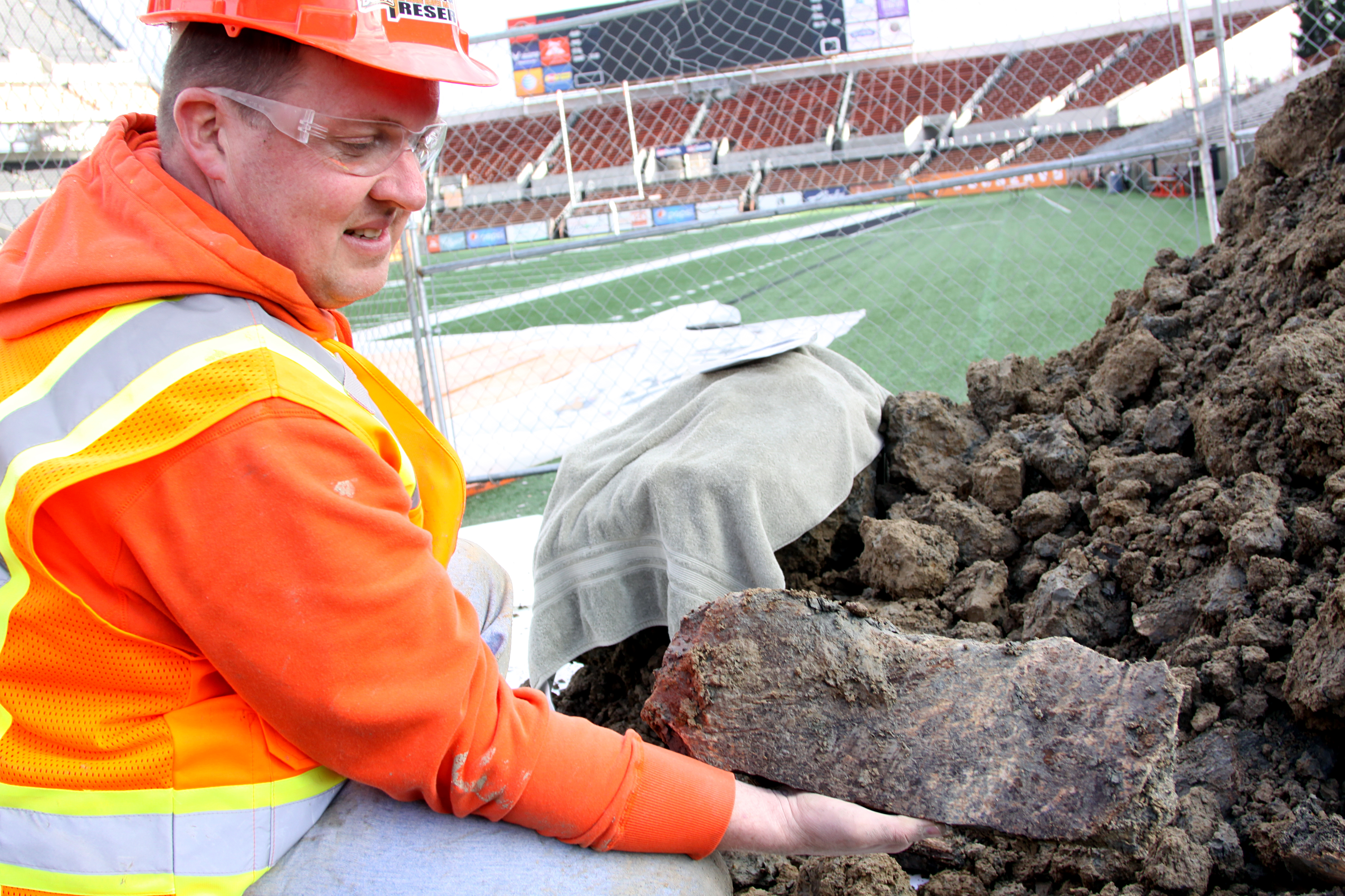 Digging up bones