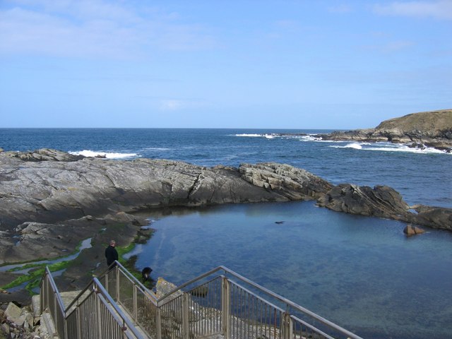 Natural Swimming Pool at Port Durlainne - geograph.org.uk - 312799