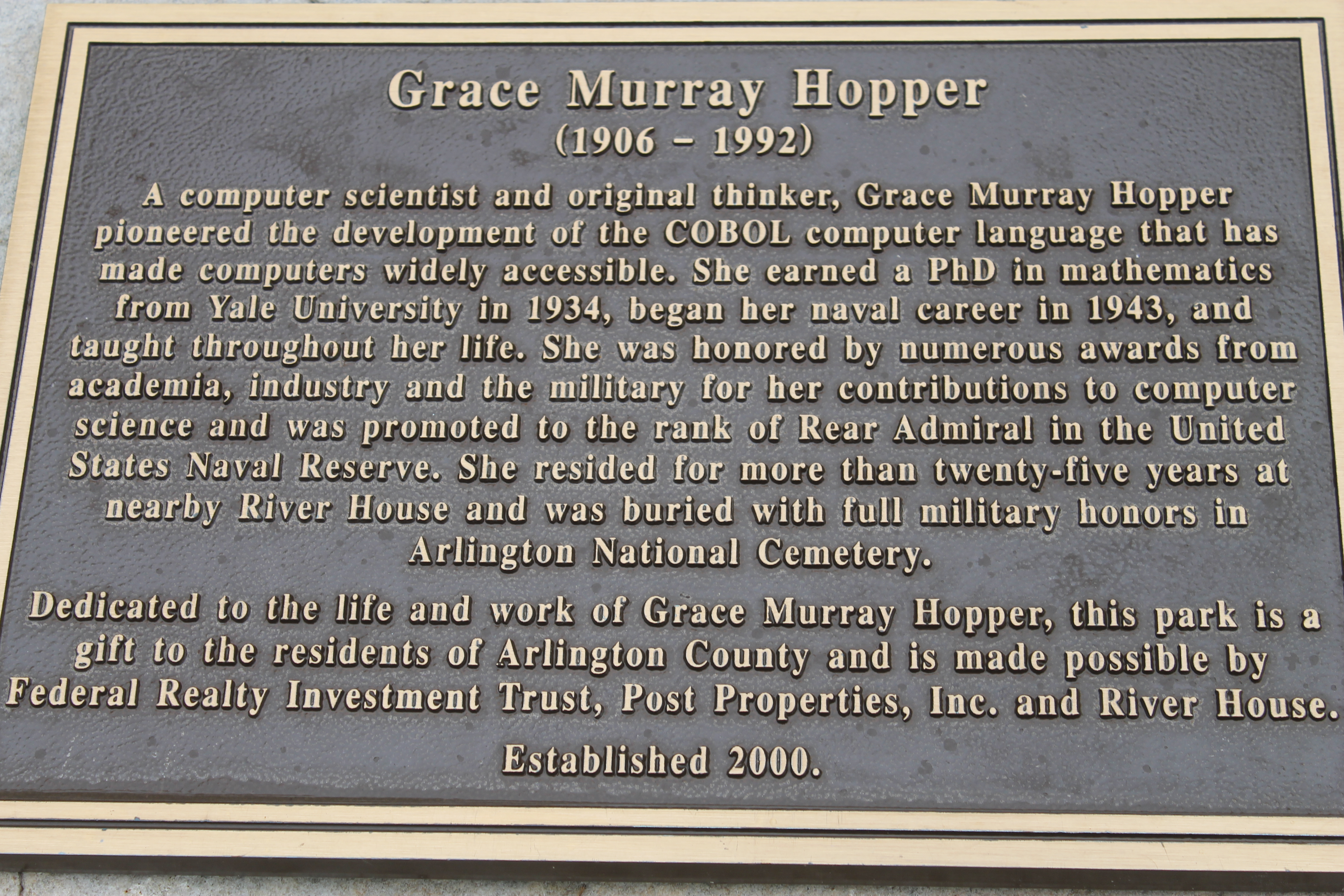 grace murray hopper cobol