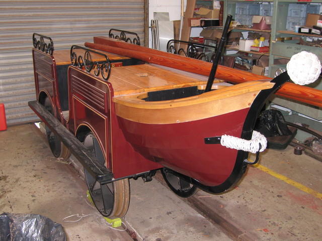 File:Replica of Spooner's boat, Boston Lodge works, Ffestiniog Railway - geograph.org.uk - 926408.jpg