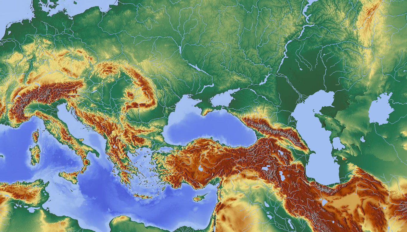 Великая похожие. Relief Map.