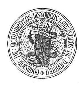 Sello de la Comisión de Monumentos Históricos y Artísticos de Navarra 01.png